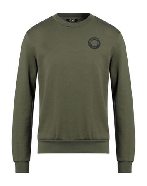Man Sweatshirt Military green Size XS Cotton