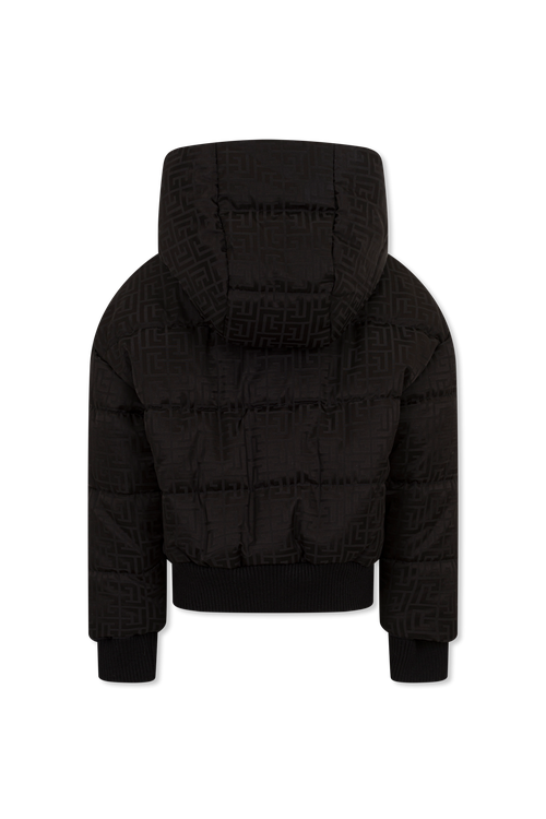 Insulated Jacket With Hood, Unisex, Black