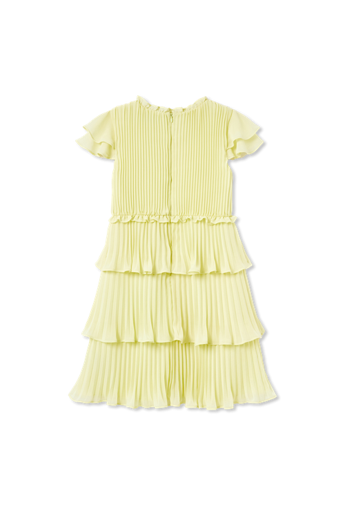 Dress With Decorative Finishing, Unisex, Yellow