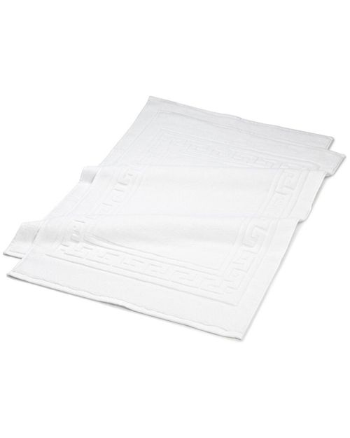 Superior Non-Slip 2pc Absorbent Cotton Bath Mat Set