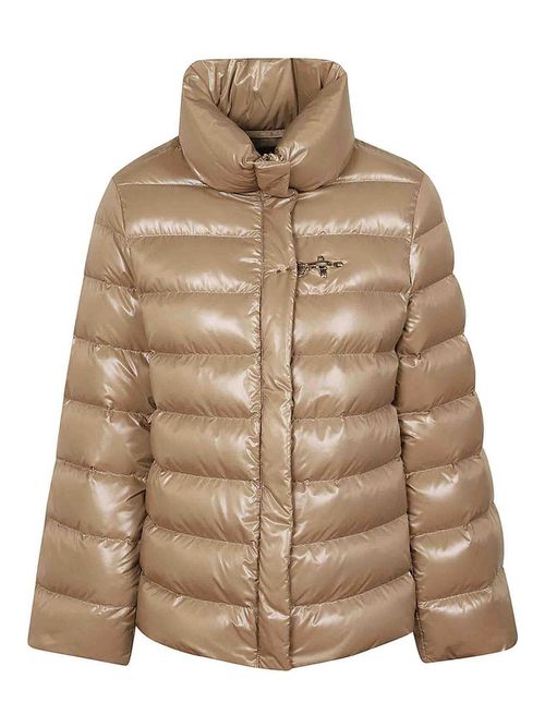 Padded nylon down jacket padded
