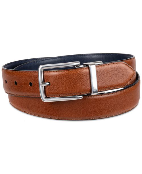 Men's Reversible Dress Belt - Med Beige