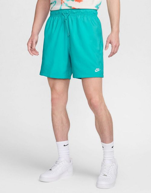 Club woven shorts in turquoise-Blue