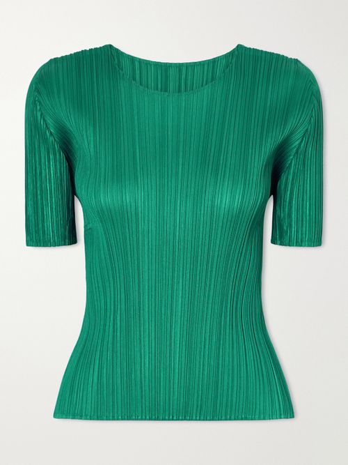 Plissé Shirt - Green