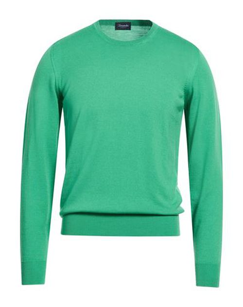 Man Sweater Light green Size 38 Merino Wool