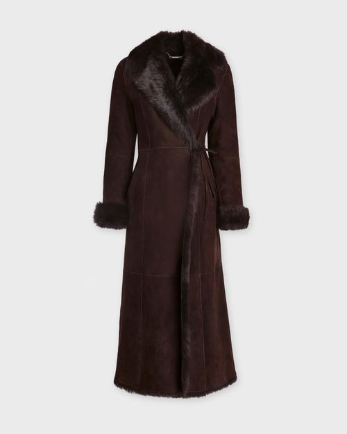 NOUR HAMMOUR Coat Joni Brown EUR
