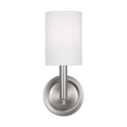Egmont 1-Light Bathroom Vanity Light in Brushed Stee