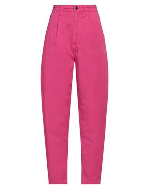 Woman Pants Fuchsia Size 27 Cotton, Elastane
