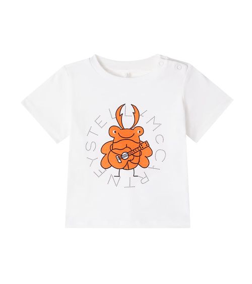 Baby logo printed cotton jersey T-shirt