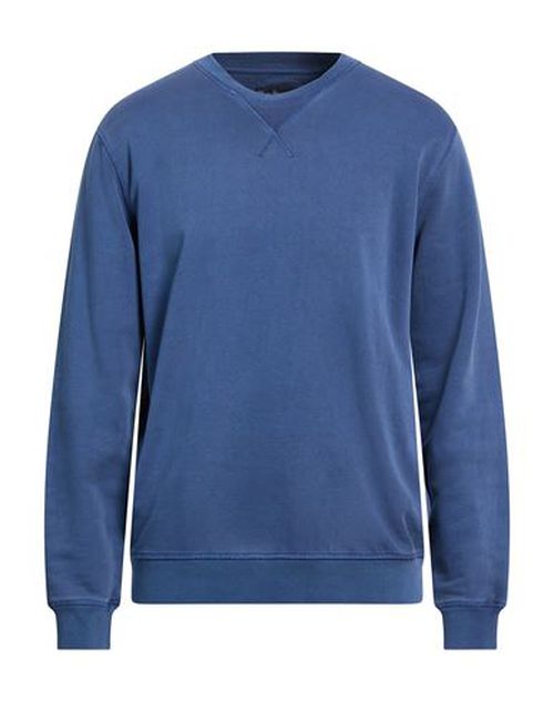 Man Sweatshirt Blue Size S Cotton