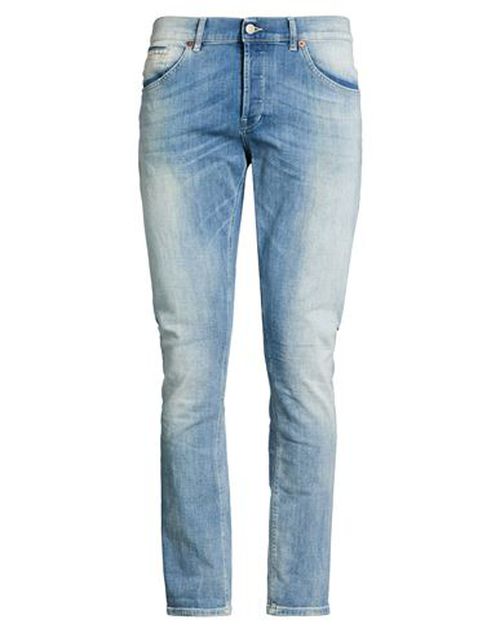 Man Jeans Blue Size 32 Cotton, Elastomultiester, Elastane