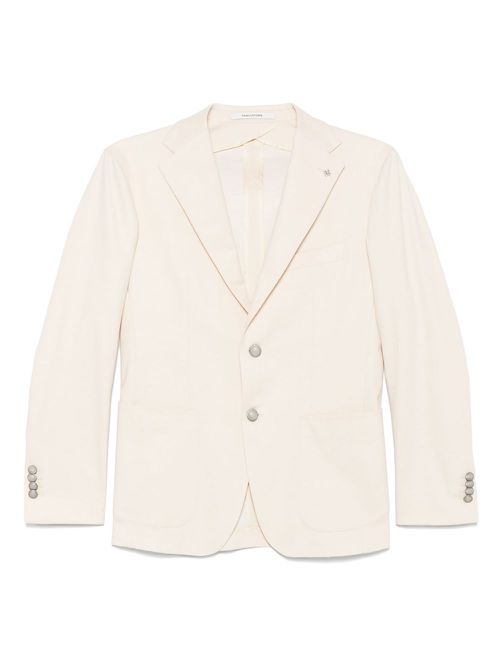 Single-breasted blazer - Neutrals
