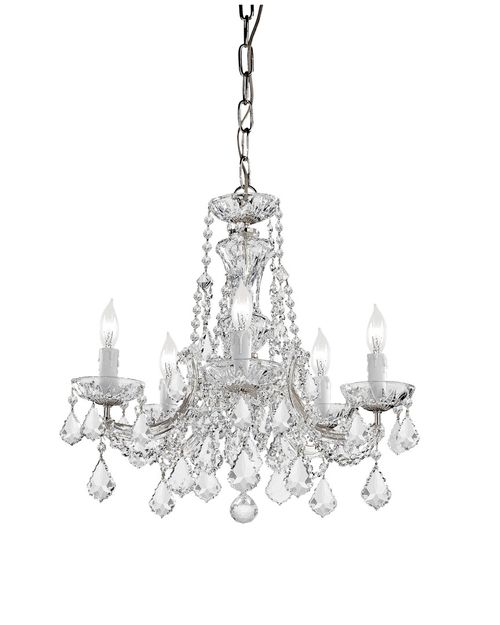Maria Theresa 5-Light Spectra Crystal Mini Chandelier w/ Swarovski Crystals