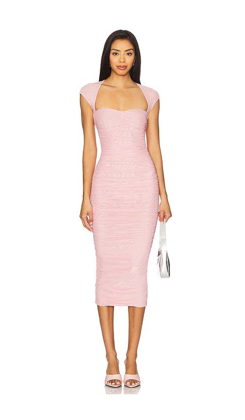 SER.O.YA MIDI-KLEID KYLIE in Blush. Größe XS. Also in L, M, S