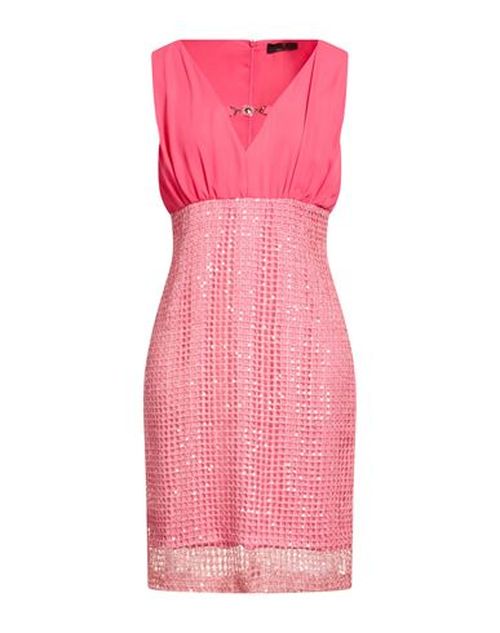 Woman Mini dress Fuchsia Size L Polyester