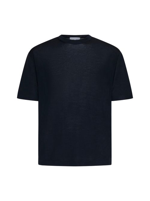 Virgin Wool T-Shirt — Blue