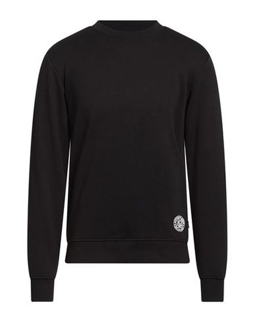 Man Sweatshirt Black Size L Cotton