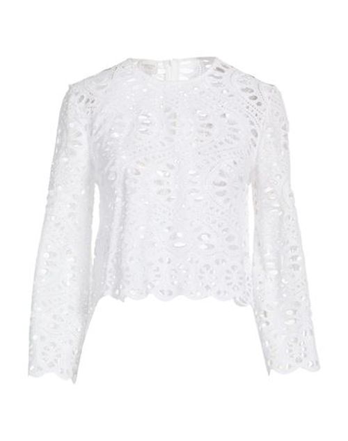 Woman Top White Size S Cotton