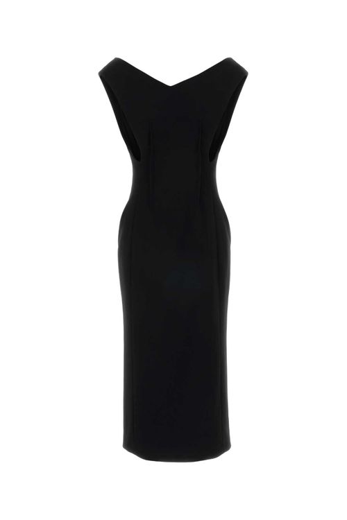 Off-Shoulder Dress — Black
