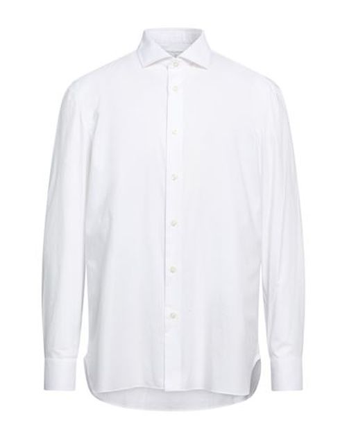 Man Shirt White Size 17 Cotton