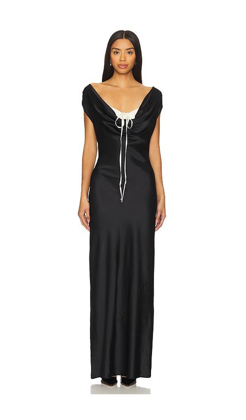 LPA ABENDKLEID ELORA in Black,White. Größe XXS. Also in