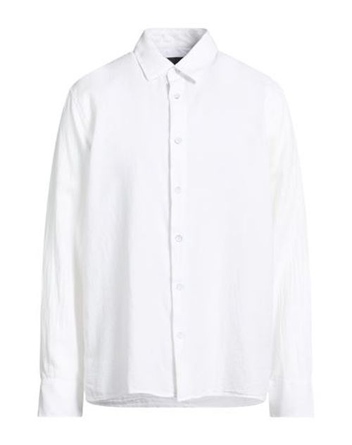 Man Shirt White Size M Cotton, Lyocell