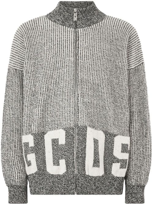 Logo cardigan - Grey
