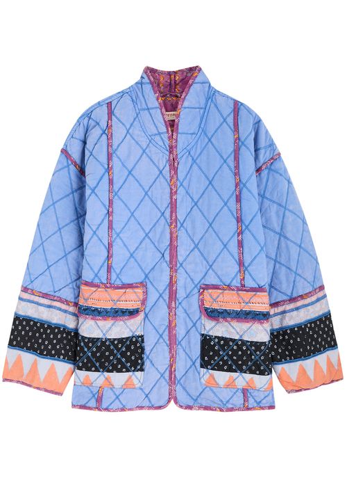 Winnie Quilted Patchwork Cotton Jacket