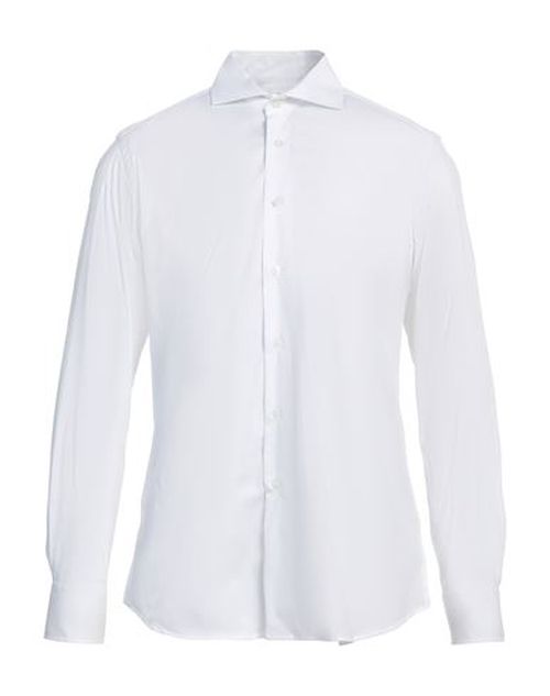 Man Shirt White Size 16 ½ Cotton, Elastane