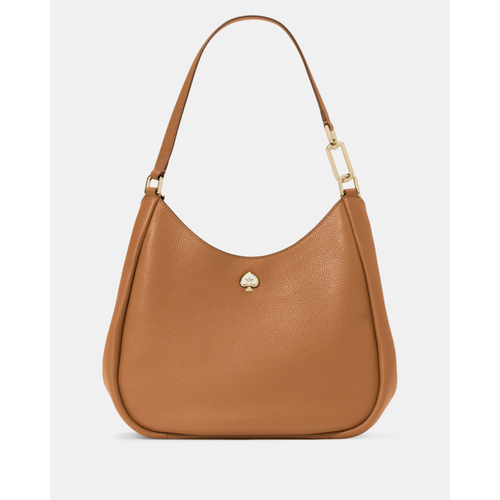 Kate Spade Womens Kayla Large Triple Compartment Shoulder Bag - Dark Brown Leather - One