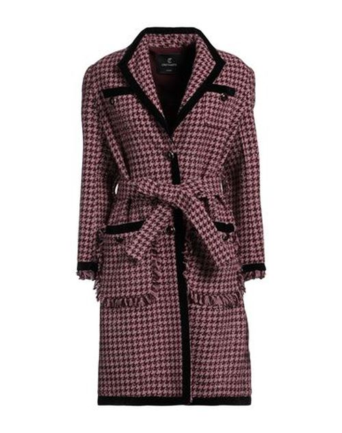 Woman Coat Burgundy Size 10 Polyester, Wool
