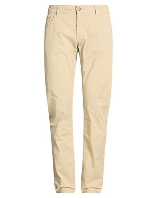 Man Pants Sand Size 35 Cotton, Elastane