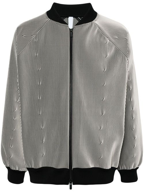 Striped bomber jacket - Neutrals