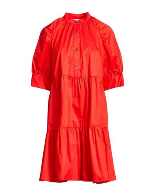 Woman Mini dress Red Size 10 Cotton