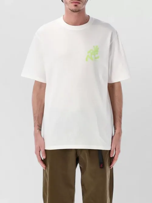 Gramicci - running man graphic back cotton t-shirt