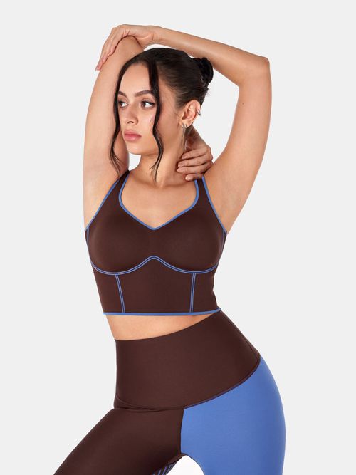 Body Sculpt Bra Tank - Riverside/Pinecone
