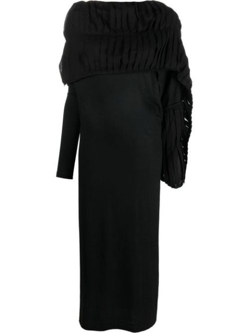 Wool and cotton dress