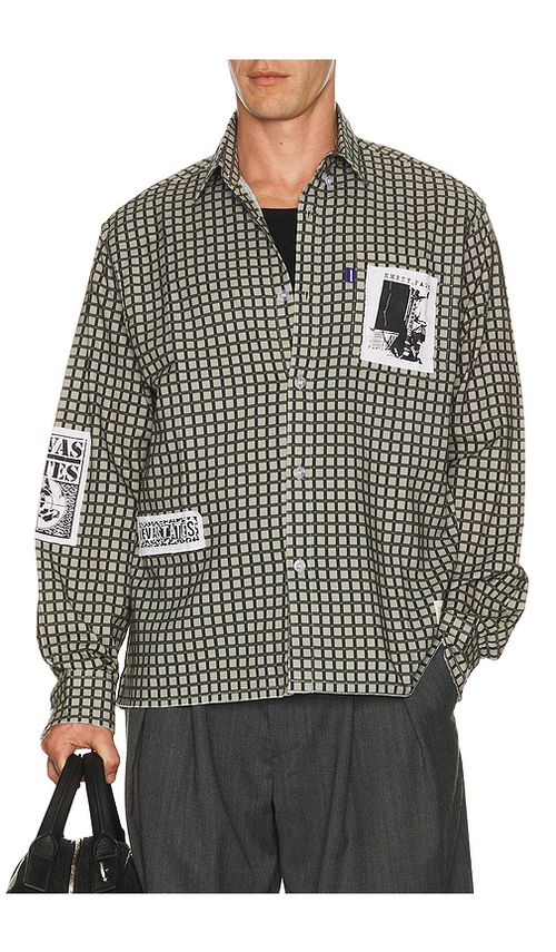Deva States Empty Plaid Shirt in Multi. M. Also in S, L, XL/1X