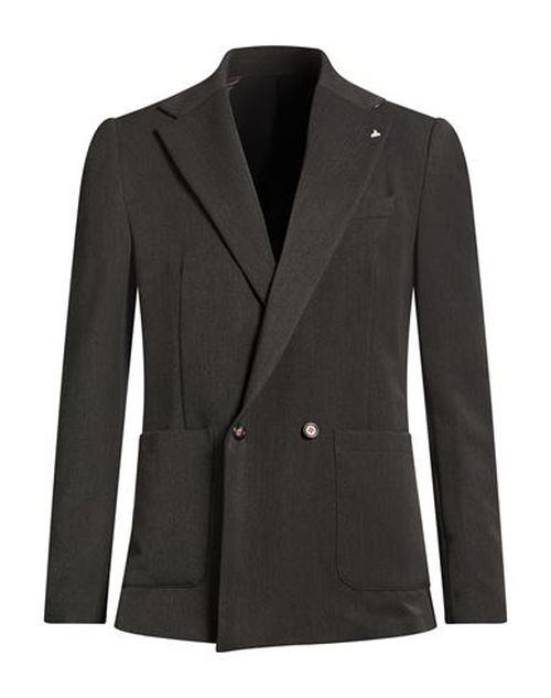 Man Blazer Charcoal Size 42 Polyester, Viscose, Elastane