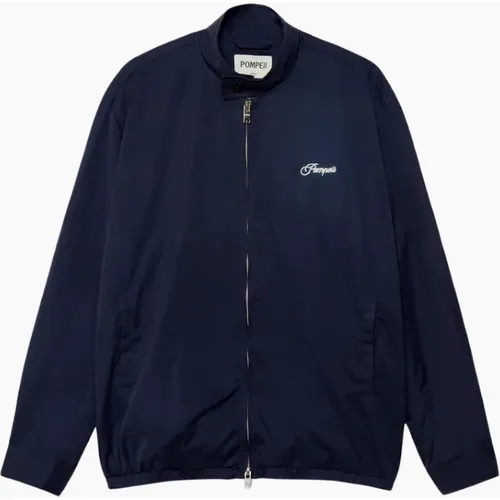 Men's Pompeii Technical Navy Harrington - : 38/Regular