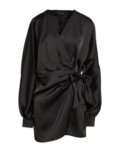 Woman Mini dress Black Size 10 Polyester