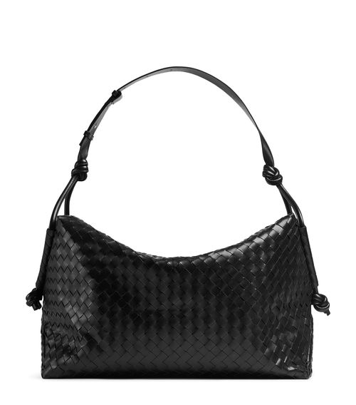 Large Leather Loop Weekender Bag