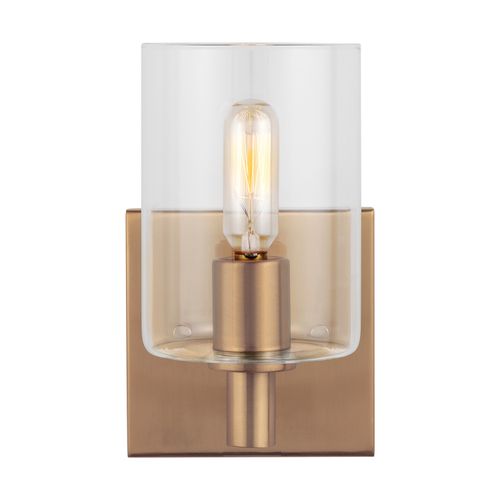 Fullton 1-Light LED Bathroom Vanity Light in Satin Bra