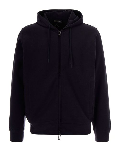 Eagle Jacquard Hoodie — Blue