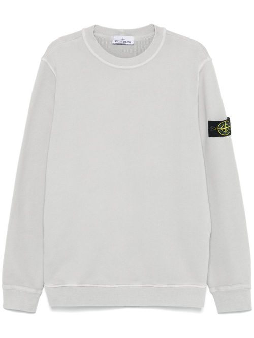 Compass-badge sweatshirt - Grey