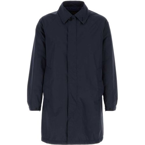 Palto' Blue Polyester Pierangelo Overcoat