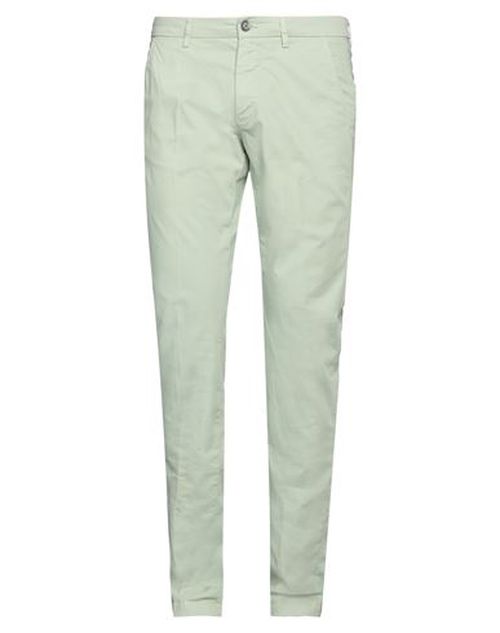 Mason's Man Pants Light green Size 38 Cotton, Elastane