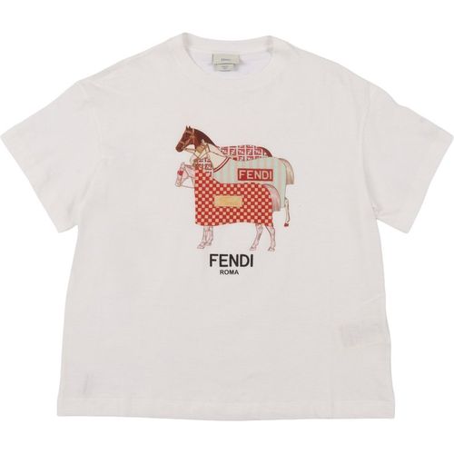 Fendi Jr T Shirt Jersey Tinto