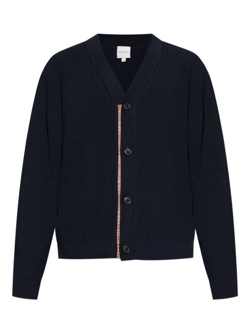 V-neck cardigan - Black