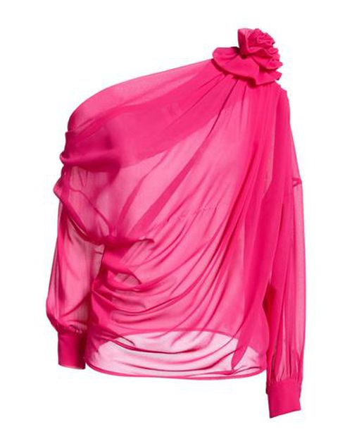 Woman Top Fuchsia Size 6 PES